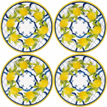 le-cadeaux-palermo-lemon-810266034080-dinner-melamine-plates-set-outdoor-dining-french-country