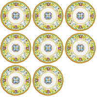 810266036008-229TOSC-le-cadeaux-Toscana-Salad-Plates-8-piece-set