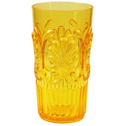 Yellow-Fleur-Iced-Tea-Tumbler-Glass-Tall-812Y
