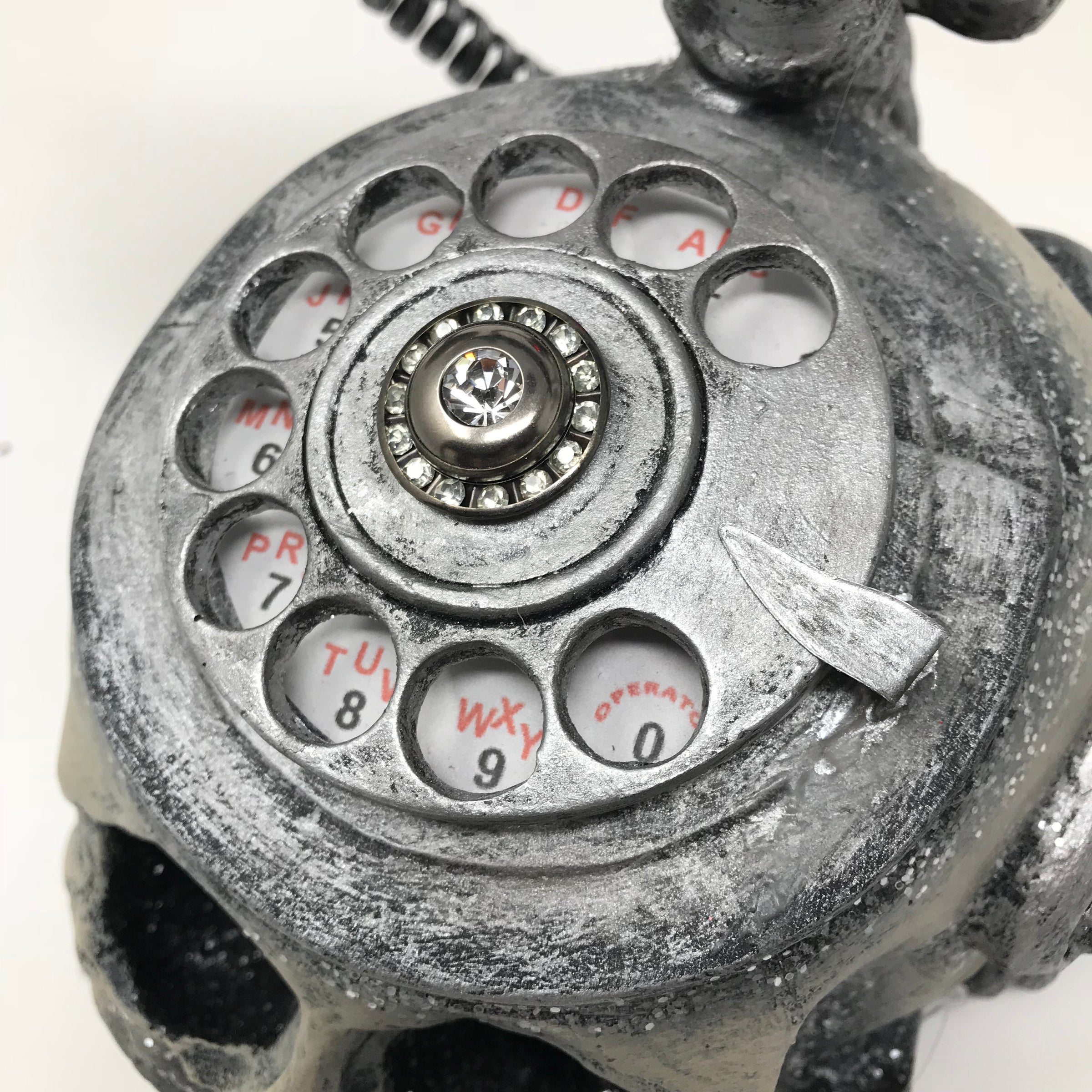 Spooky Rotary Skull Phone 28-828200