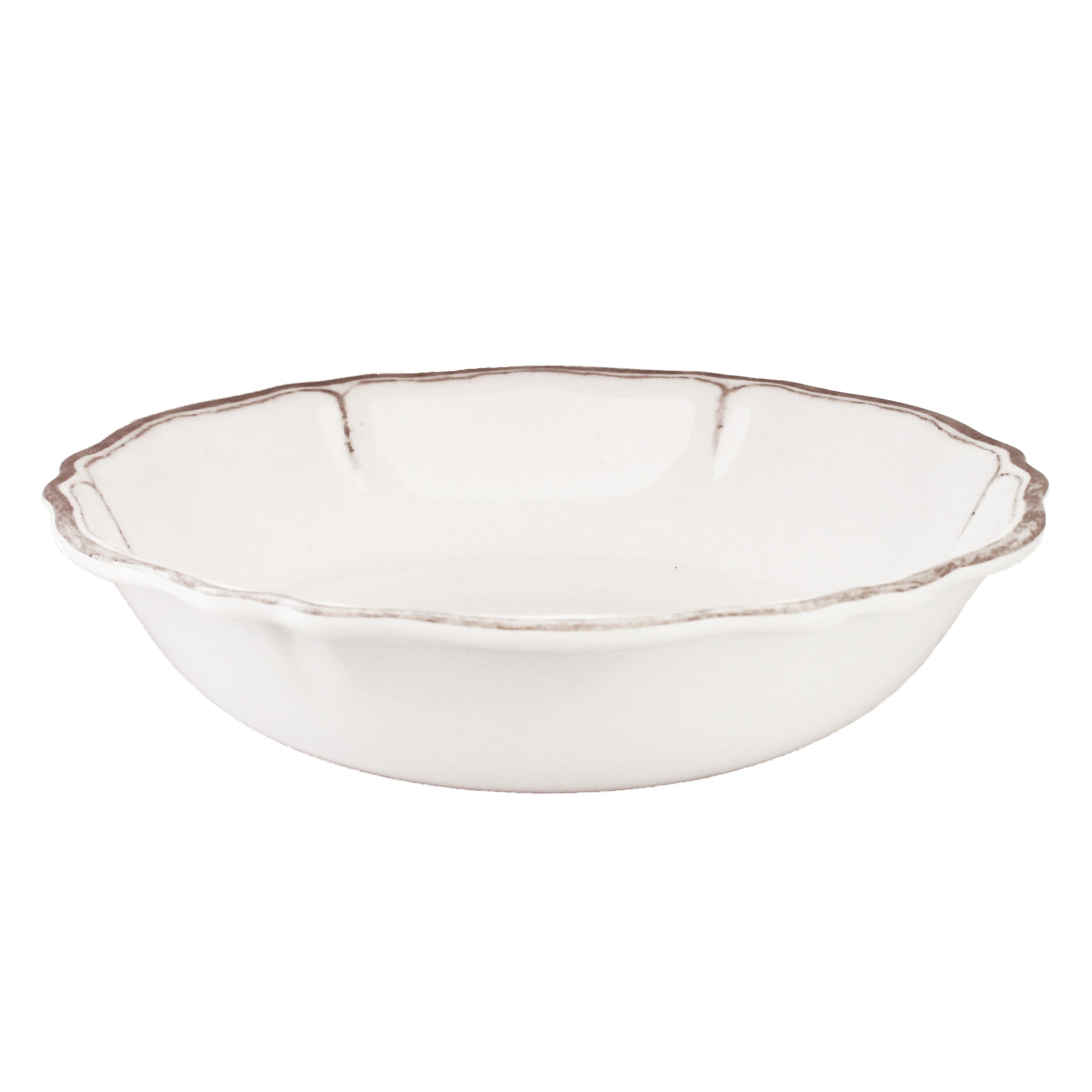 Le-Cadeaux-Rustica-Antique-White-Serving-Bowl