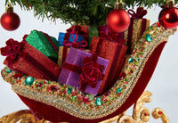 26" Glorious Tidings Jeweled Sleigh 28-128263
