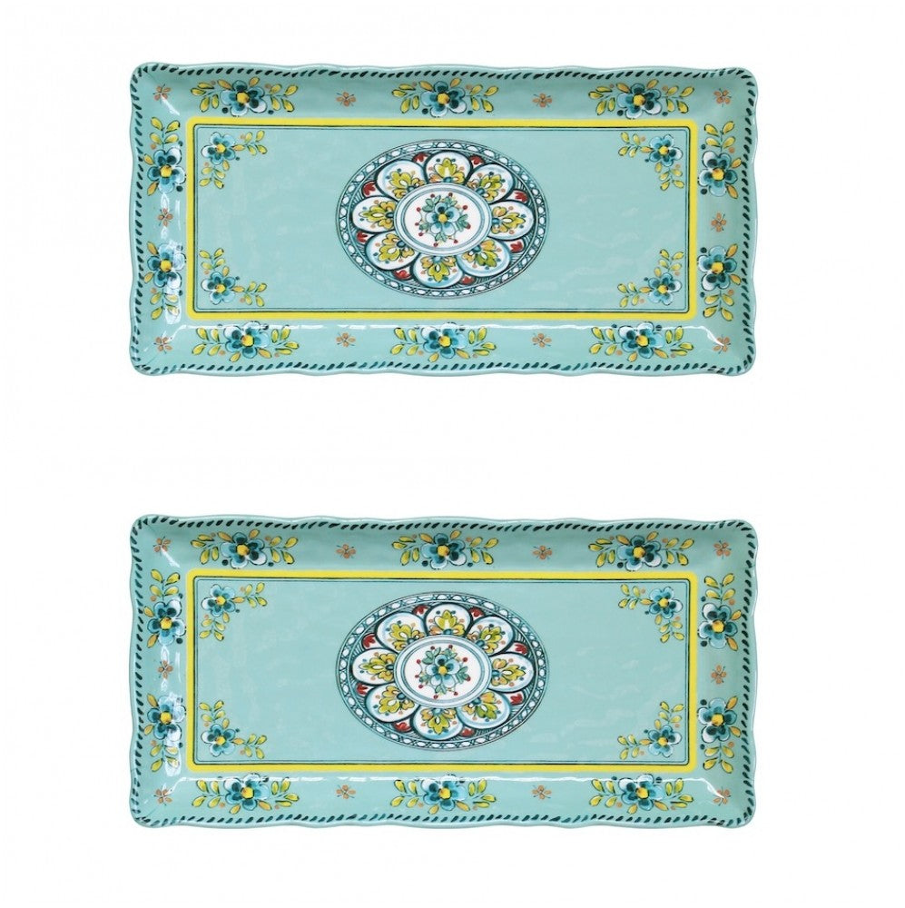Madrid Turquoise Biscuit Tray Item 297MADT