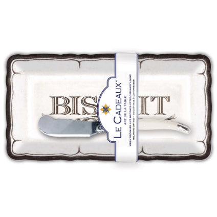 Antiqua Nero Biscuit Dish and Jam Set GS-BTS-BIS