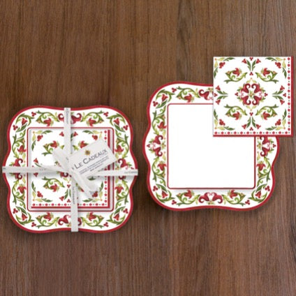 le_cadeaux_vischio_CCGS-206VIS_melamine_napkin_holder_with_cocktail_napkins_gift_set