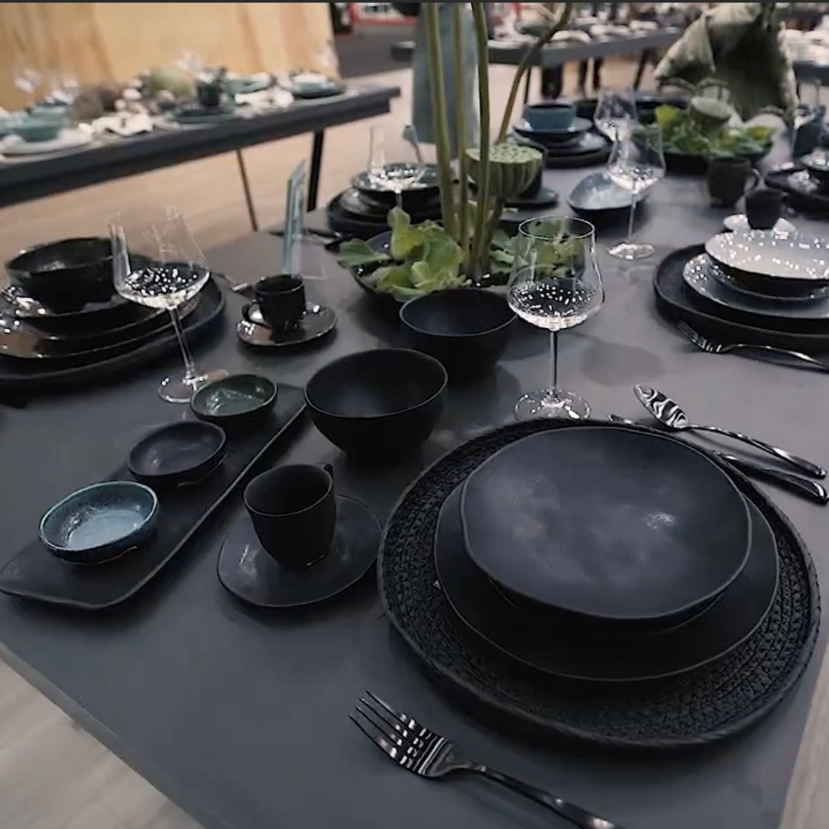 Porto+Brasil+Matt+Black+Stoneware+collection+Made+in+Brazil