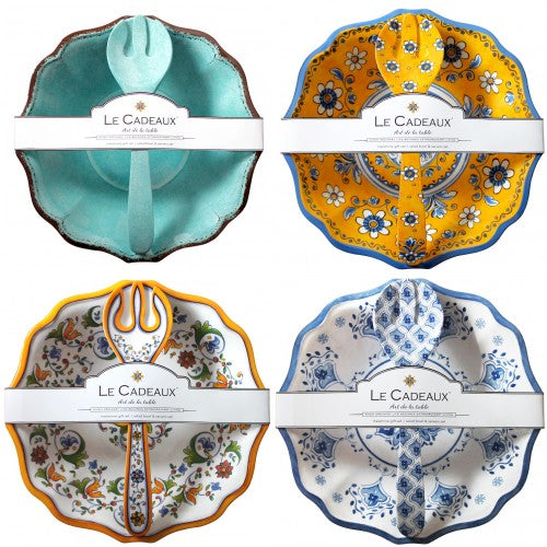 le-cadeaux-salad-bowl-servers-gift-set-antiqua-turquoise-benidorm-capri-madrid-white