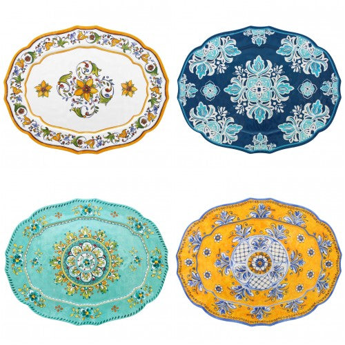 le-cadeaux-x-large-capri-havana-madrid turquoise-benidorm-x-large-xl-serving-tray-869ben-869hav-869madt-869capr