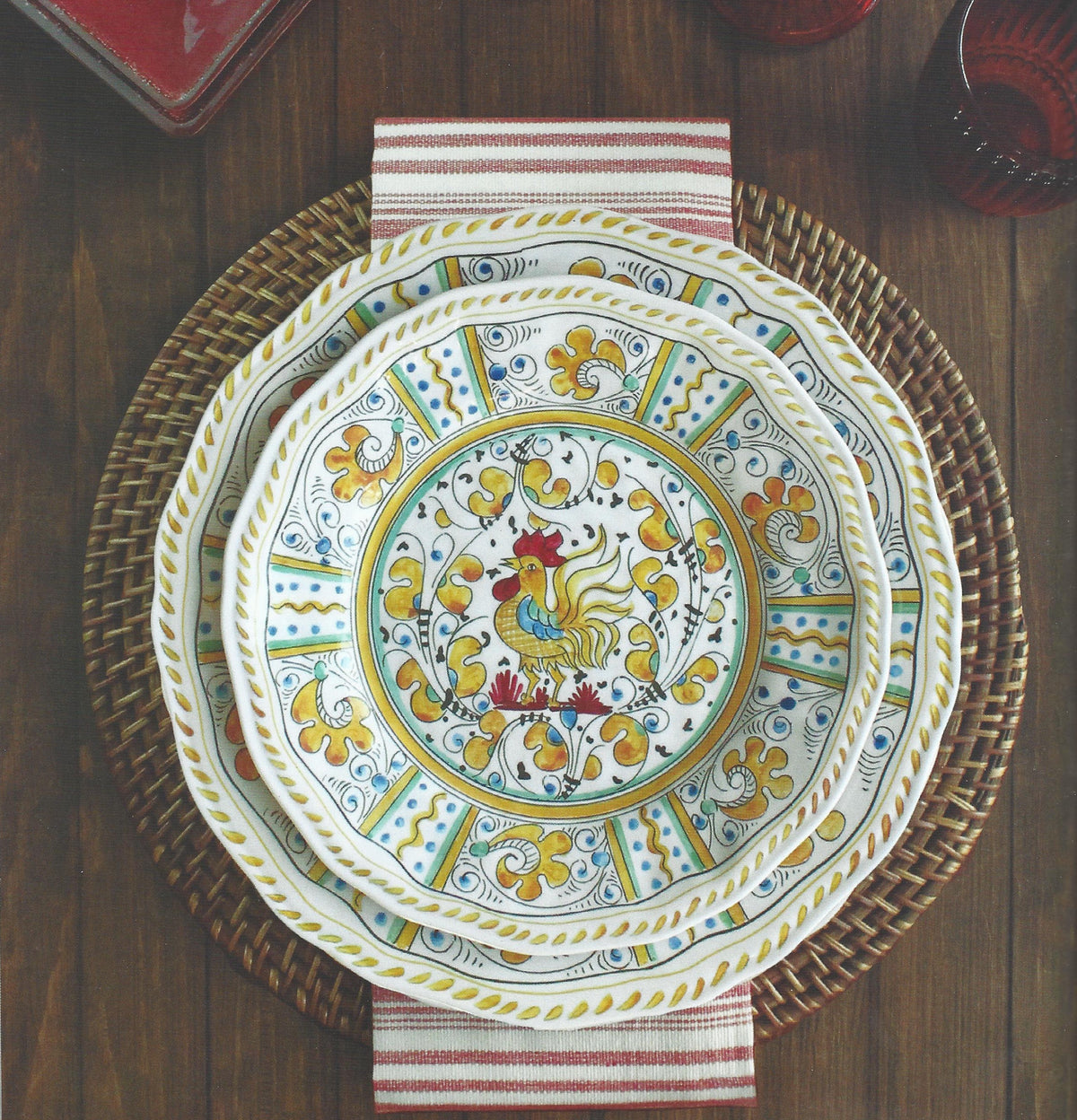 Le Cadeaux Melamine Dinnerware