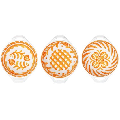 Sicily Orange Appetizer Plate Set - Thumbnail 3