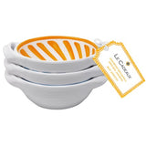 Sicily Orange Mini Two Handled Bowls 096SCO