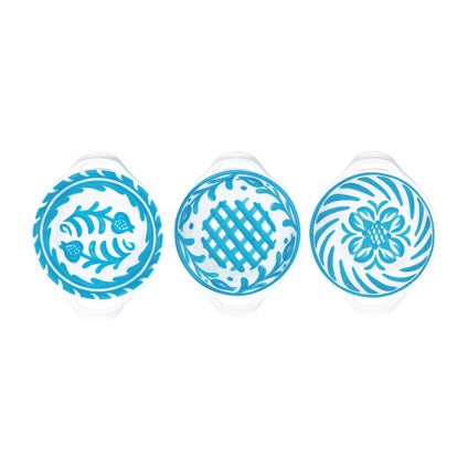 Sicily Teal Mini Two Handled Bowls Set - Thumbnail 4