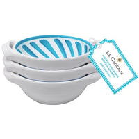 096SCT+le+cadeaux+Sicily+Teal+Mini+Handled+Bowl