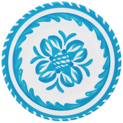 Sicily Teal Appetizer Plate Set