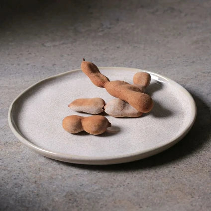 Orgânico Latte Stoneware Appetizer Plate Set - Thumbnail 2