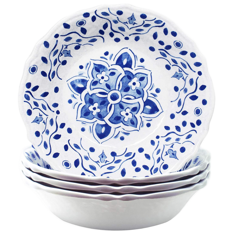 243MRCB-Le-Cadeaux-Moroccan-Blue-Cereal-Bowl-Set-upc:-810266030723