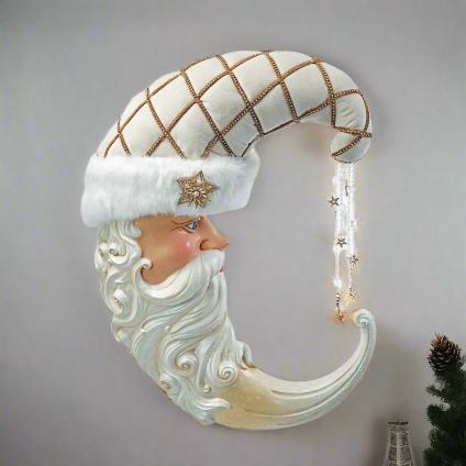 Moonstruck Santa Wall Decor - Thumbnail 2