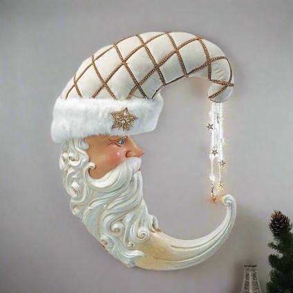 view-2-28-028664-katherines-collection-Moon_Struck_Santa_Wall_Piece