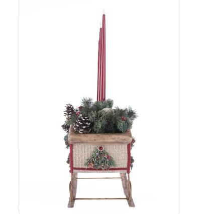 view-of-back-of-sleigh-28-428265-katherines-collection-North-Country-Christmas-Sleigh-Candle-Holder