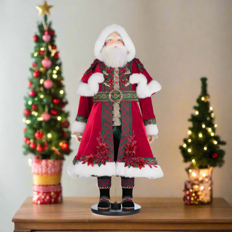 28-428311 Katherine’s Collection Christopher Magic Santa Doll 32 ...