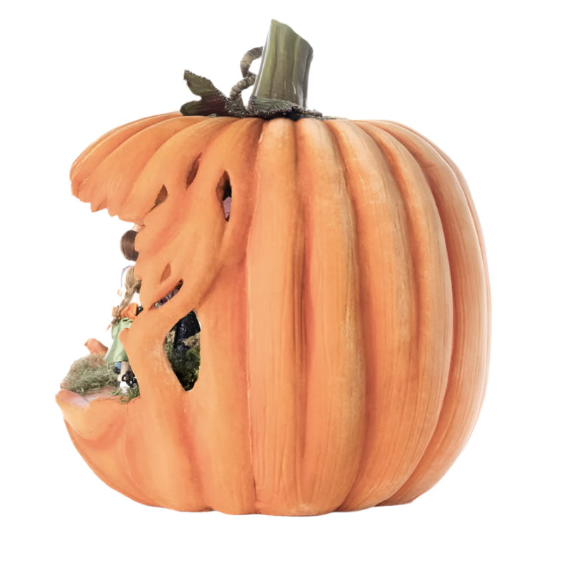 left+side+view+of+28-528622+Katherines+Collection+Hansel+and+Gretel+Lighted+Pumpkin+Scene+A+Grimm+Halloween 