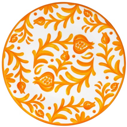 Sicily Orange Dinner Plates - Thumbnail 3