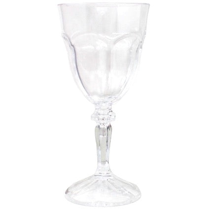 613C+le+cadeaux+Versailles+Clear+Wine+Glass+goblet+tumbler+beverage+red+white