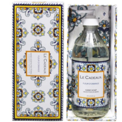 Le Cadeaux Fleur D' Orange Hand Wash and Tea Towel - Thumbnail 3