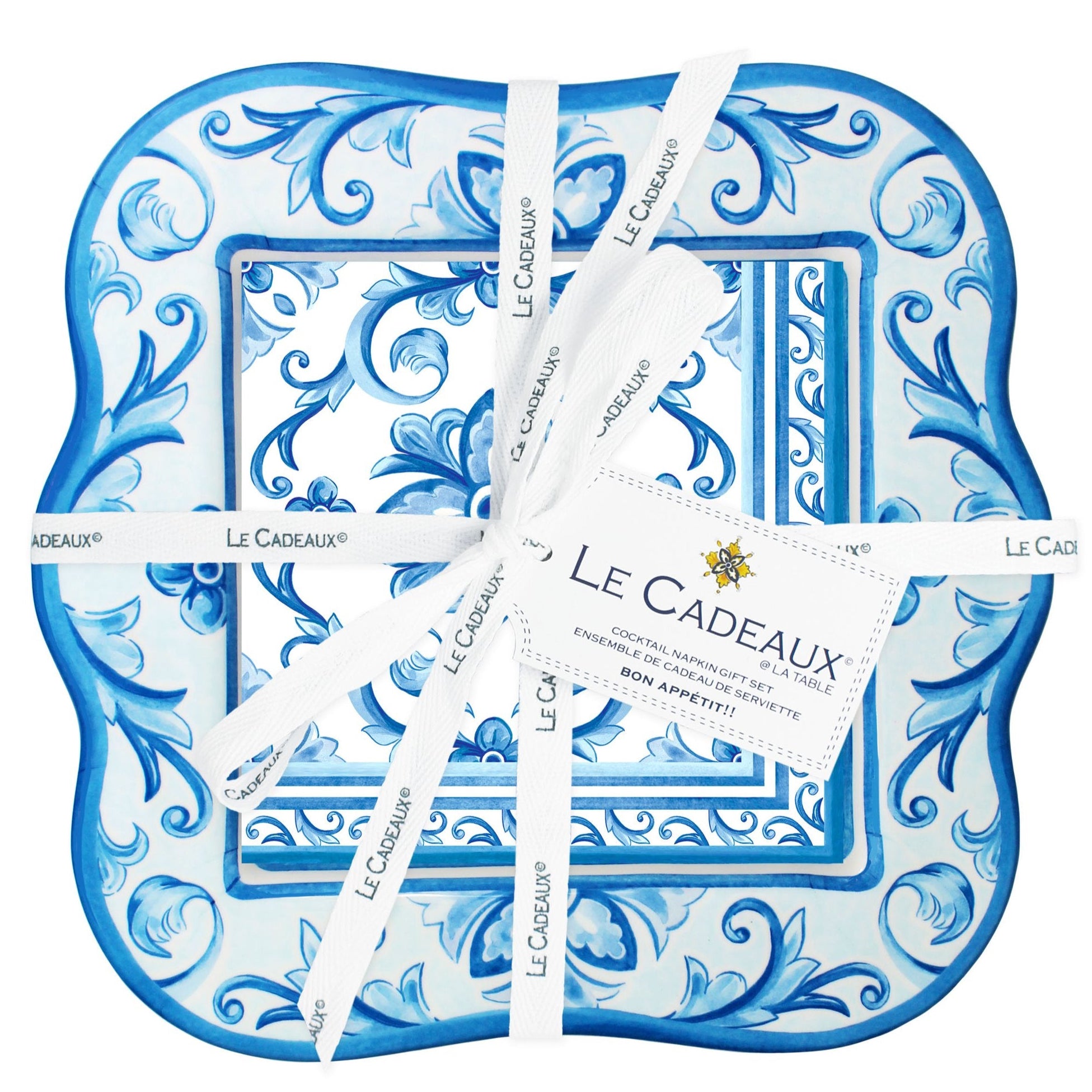 Mallorca Cocktail Napkin & Melamine Holder