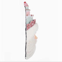 right+side+view+of+810187070884+28-528745+Katherines+Collection+2025+Sweet+Delights+Christmas+Holiday+Decor+Collection+Santa+Claus+Wall+Mask