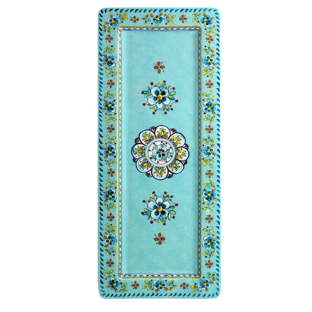 Madrid Turquoise Rectangle Platter