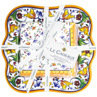 810266036473+CCGS-206CAPR_Le_Cadeaux_Capri_Cocktail_Napkin_and_Holder_Gift_Set