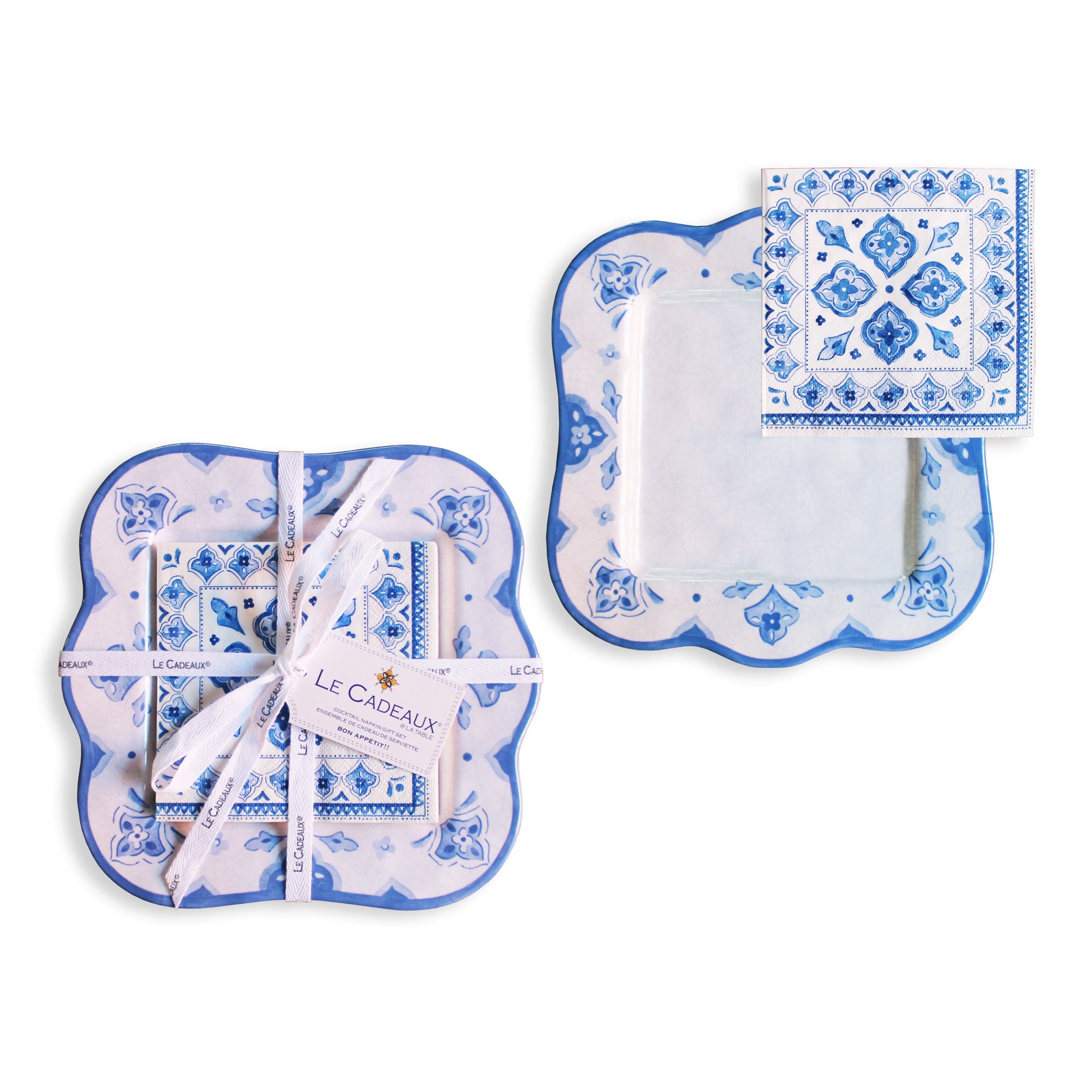 810266036503+CCGS-206MRCB+Moroccan+Blue+Cocktail+Napkin+Holder