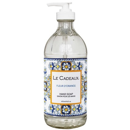 Le Cadeaux Fleur D' Orange Hand Wash and Tea Towel