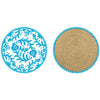 Sicily Teal Charger Placemats, Place Cards, Napkins & Coasters