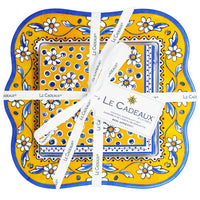 CCGS-206BEN+Le+Cadeaux+Benidorm+Cocktail+Napkin+Holder+Gift+Set