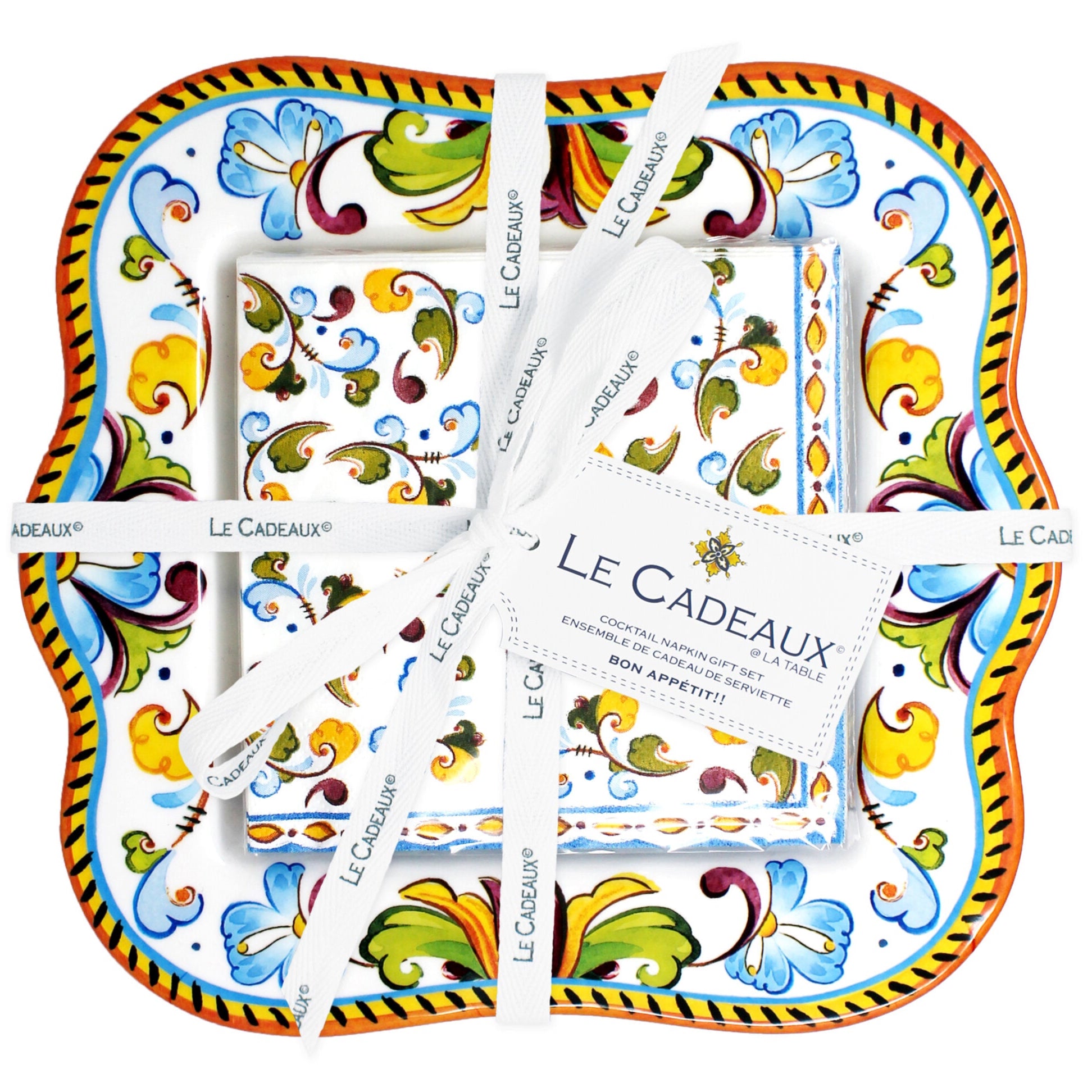 CCGS-206TOSC_Le_Cadeaux_Toscana_Cocktail_Napkin_Holder_Gift_Set