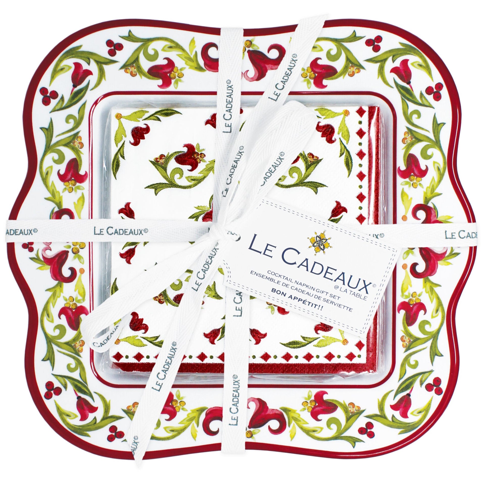 Vischio Cocktail Napkin & Melamine Holder