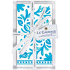 CCGS-AC-SCT3340+le+cadeaux+Sicily+Teal+Guest+Napkins+Acrylic+Holder