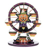 Halloween-themed figurine with a Ferris wheel and pumpkin character on a white background
