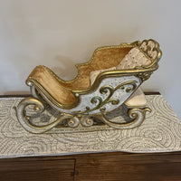 All That Glitters Sleigh styled with Chrystal Kingdom and Bells of Brilliance collections – elegant Christmas display