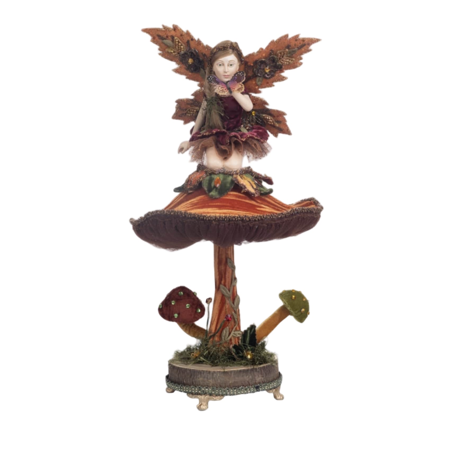 Fairy on Mushroom Figure - Thumbnail 3