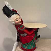 Nutcracker Sitting On Drum Dessert Stand 28-028639