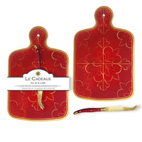 Bellini Cheeseboard Gift Set beautifully packaged and ribbon-tied, ready for effortless gifting during the holidays.