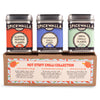 Three-pack of Spicewalla chili flakes in gift packaging, perfect for spice lovers and home chefs.