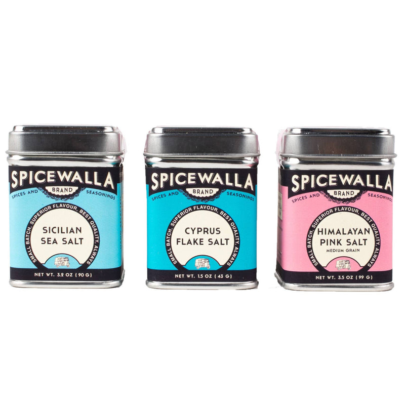 Three artisan salts from around the world by Spicewalla
