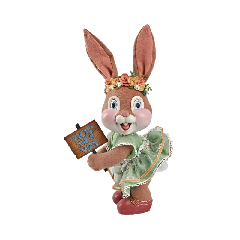 Hop This Way Bunny Tabletop Decor