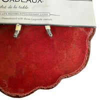 Antiqua Red Large Cheeseboard Gift Set Item GS-LCB-ATQR