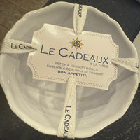 Madrid White Dessert Bowls 098MADW