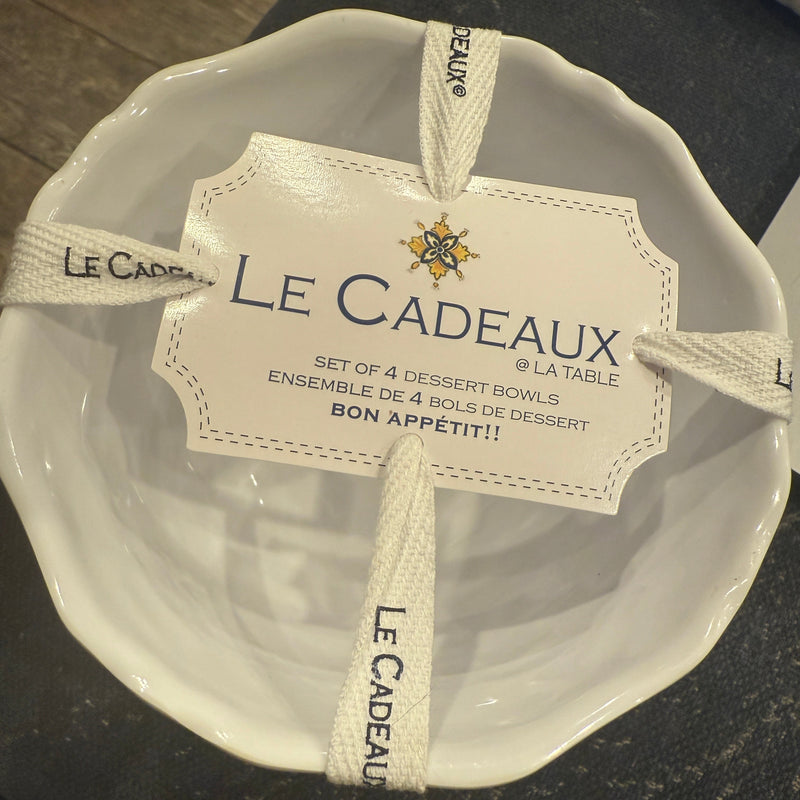 Madrid White Dessert Bowls 098MADW